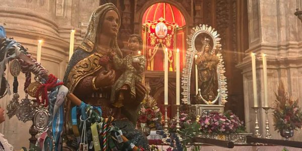 Imagen Peregrina de la Virgen de la Cabeza.