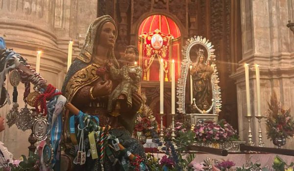 Imagen Peregrina de la Virgen de la Cabeza.