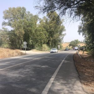 Carretera de paso sobre rio Grande