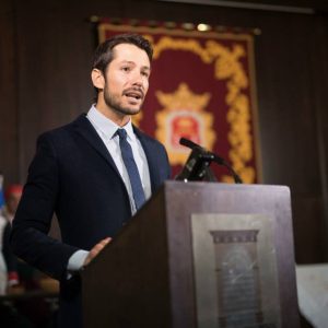 Albarracín fue el encargado de pregonar Ronda Romántica en 2015