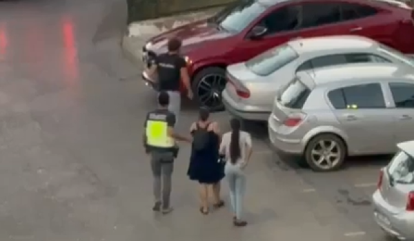 Imagen de una de las detenciones