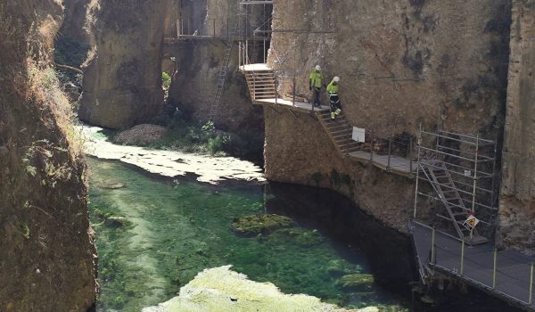 Imagen de la construcción de la segunda fase