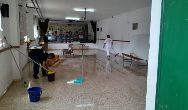 Se ha llevado a cabo la limpieza integral de la zona afectada.