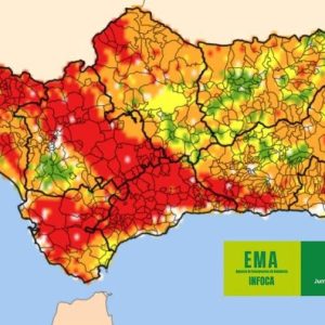 Mapa riesgo de incendio - Plan Infoca