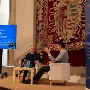 Ignacio Herrera y Pedro Vázquez en rueda de prensa