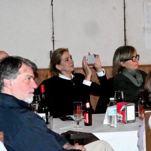 Cristina de Borbón, durante la final del Concurso de Saetas Ciudad de Ronda.