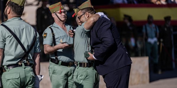 El reconocimiento fue entregado por el general Agustín Carreras, jefe de la Brigada de La Legión. Foto: José Manuel Dueñas (DECET)