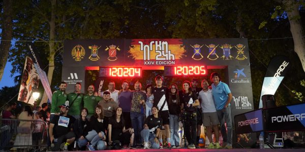 Parte del equipo, en la retransmisión de la XXIV edición de la prueba, en 2024.