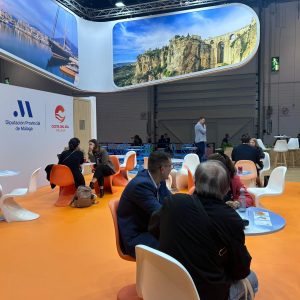 El Tajo de Ronda, en el stand de Turismo Costa del Sol, en la World Travel Market.