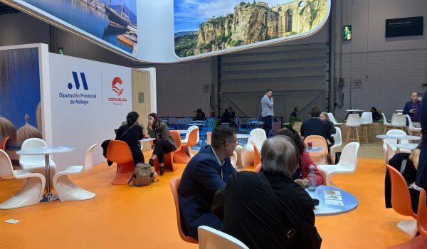 El Tajo de Ronda, en el stand de Turismo Costa del Sol, en la World Travel Market.