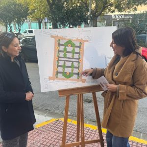 La alcaldesa y la delegada de Obras en rueda de prensa
