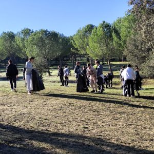 Los estudiantes han recogido residuos de este espacio natural