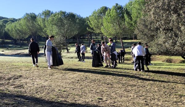 Los estudiantes han recogido residuos de este espacio natural