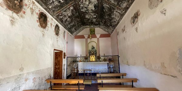 Interior de la capilla, de titularidad privada.