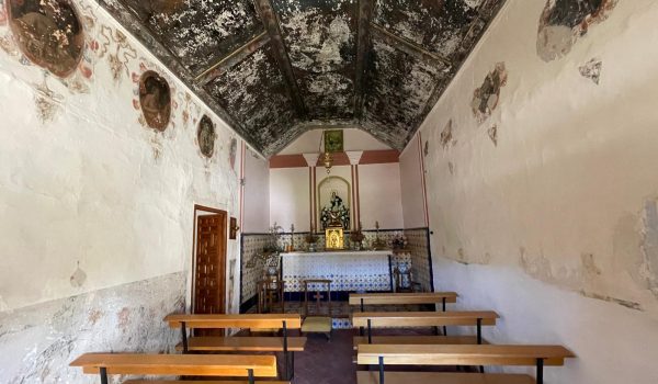 Interior de la capilla, de titularidad privada.