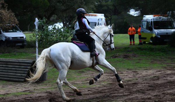 Ainhoa se ha proclamado recientemente campeona de Andalucía de completo en la categoría de ponis.
