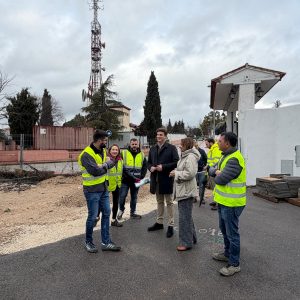 Los delegados de Obras y Tráfico, Concha Muñoz y Jorge Fernández, respectivamente, han visitado la zona