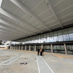 Canal Charry ha visitado esta mañana las instalaciones con la alcaldesa de la ciudad, María de la Paz Fernández