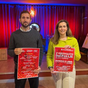 Nicolás Salgueiro y Cristina Durán en la presentación del evento