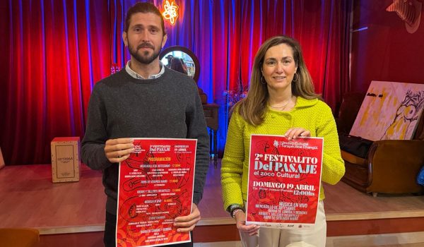 Nicolás Salgueiro y Cristina Durán en la presentación del evento