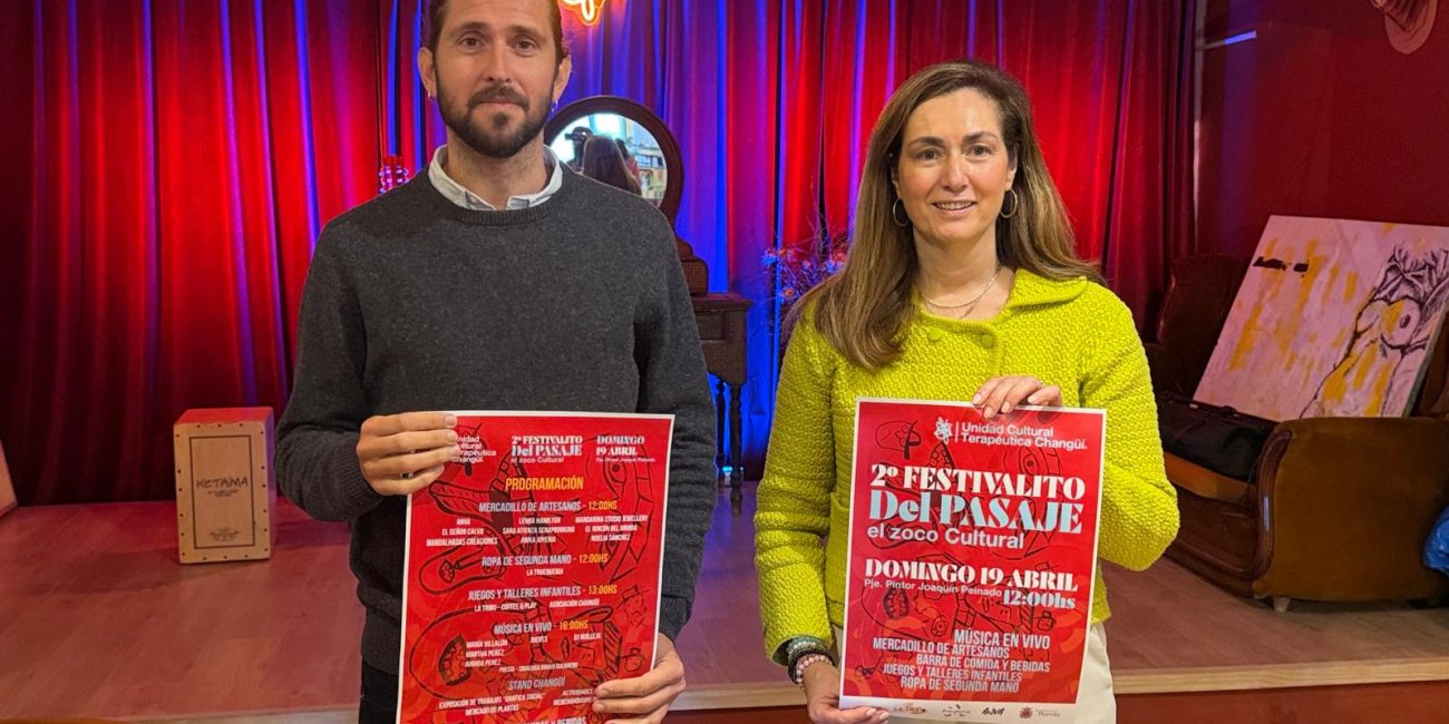 Nicolás Salgueiro y Cristina Durán en la presentación del evento