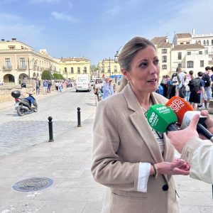 María del Carmen Martínez en rueda de prensa