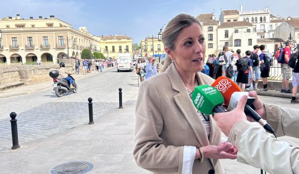 María del Carmen Martínez en rueda de prensa