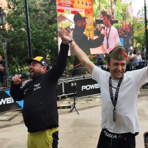 José Ángel Fernández ‘Canales’, tras ganar la prueba