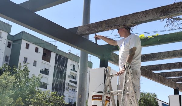 En El Fuerte se están realizando trabajos de pintura, entre otros