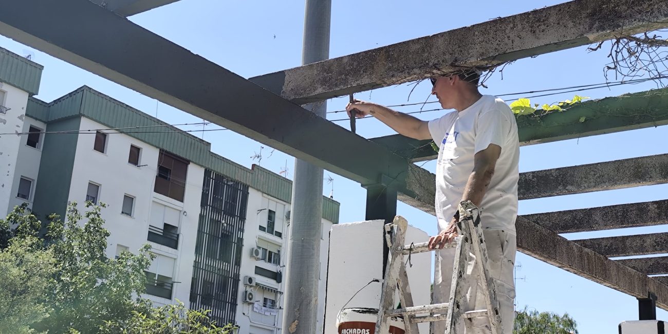 En El Fuerte se están realizando trabajos de pintura, entre otros