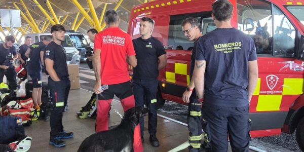 Imagen del operativo en Madrid