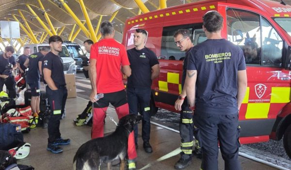 Imagen del operativo en Madrid