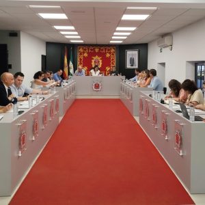 Imagen del pleno ordinario correspondiente al mes de julio