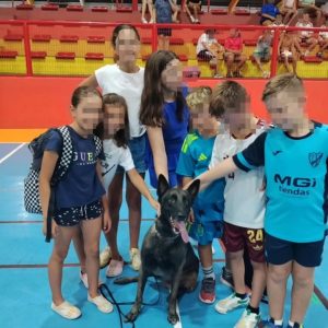 Los niños pudieron interactuar con los animales