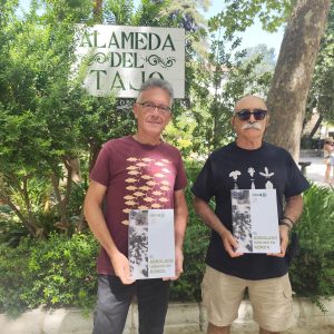 David Barrera y Paco Rojas, representantes de la Asociación por los Caminos Públicos de la Serranía de Ronda y Silvema, respectivamente