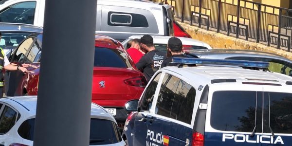 Imagen de una de las detenciones
