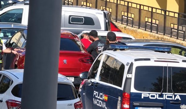 Imagen de una de las detenciones