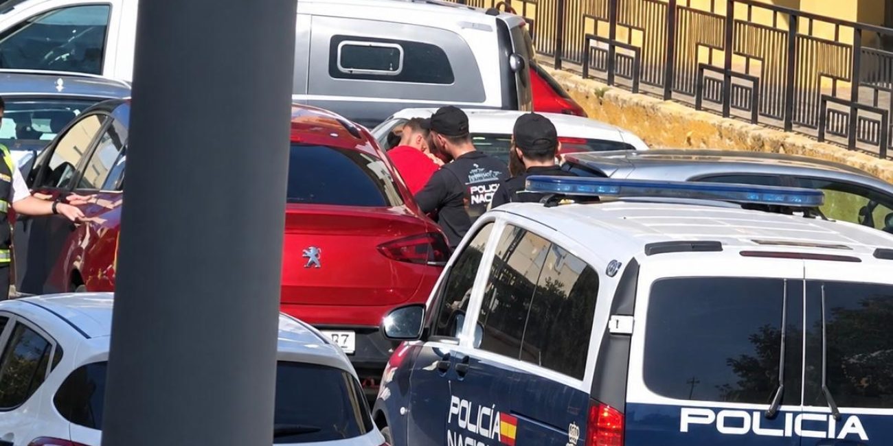 Imagen de una de las detenciones