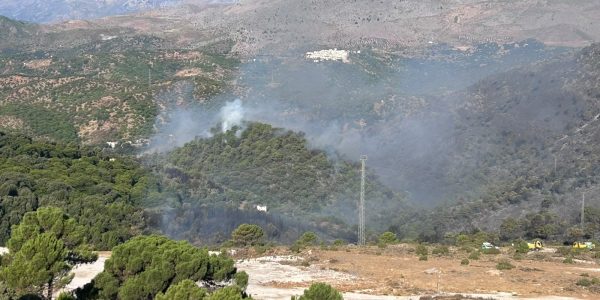 Estado del incendio durante la jornada de ayer.