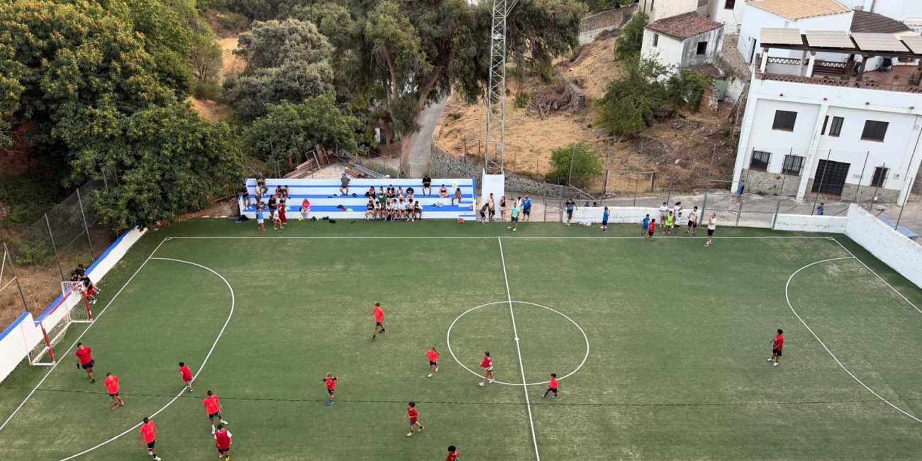 Imagen de uno de los partidos celebrados
