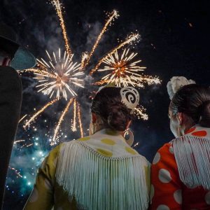 Fuegos artificiales Feria y Fiestas de Pedro Romero 2025