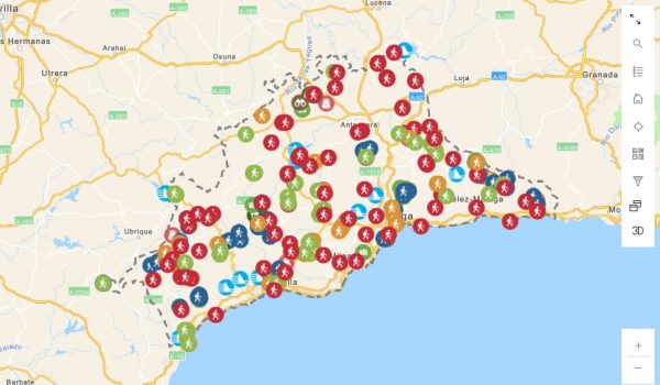 Visor de rutas de la provincia de Málaga