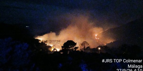 Imagen del incendio