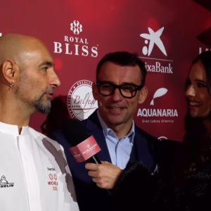 El chef catalán, afincado en Ronda, minutos antes del comienzo de la ceremonia.