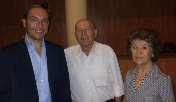 El delegado de Cultura, Daniel Harillo, durante su encuentro con José Villar.