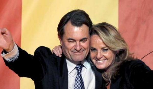 Artur Mas, triunfador absoluto de las pasadas elecciones catalanas.
