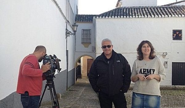 Integrantes del equipo que desplazó a Ronda la productora italiana RAI.