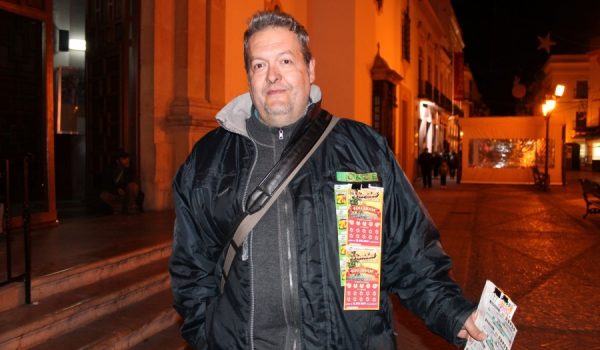 Ángel Ortega pertenece a la ONCE desde hace nueve meses.