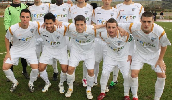 Once inicial del C.D. Ronda el pasado domingo.