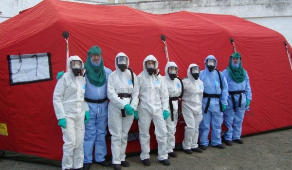 Imagen de la Unidad de Descontaminación para catástrofes de origen tecnológico.